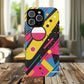 Electric Motion Mix iPhone Cases for Creative Souls | Tough iPhone Magnetic Cases, Stylish Protection, Unique iPhone Accessories, Gift for Art Lovers, Retro Vibes