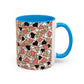 Heart Patterned Coffee Mug - Colorful Love Design, Perfect for Gifts & Celebrations