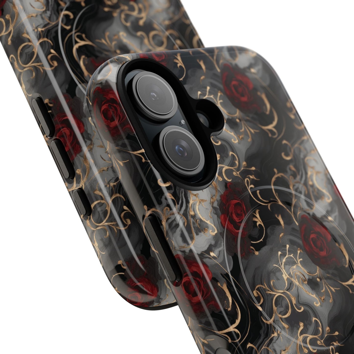 Elegant Floral Tough iPhone Magnetic Cases, iPhone Protection, Unique iPhone Covers, Stylish Mobile Accessories, Gift for Her