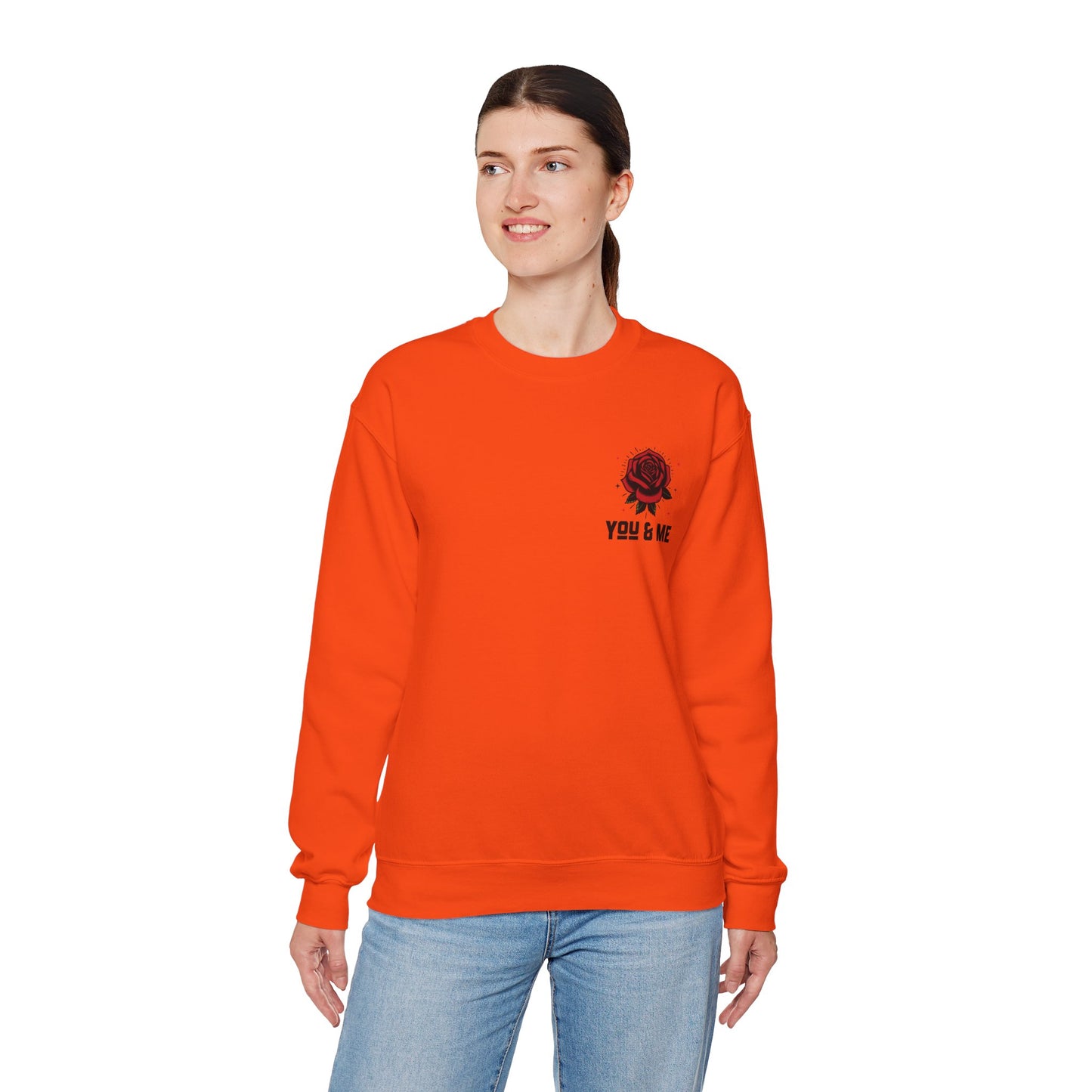 You and Me Valentines Unisex Heavy Blend™ Crewneck Sweatshirt.