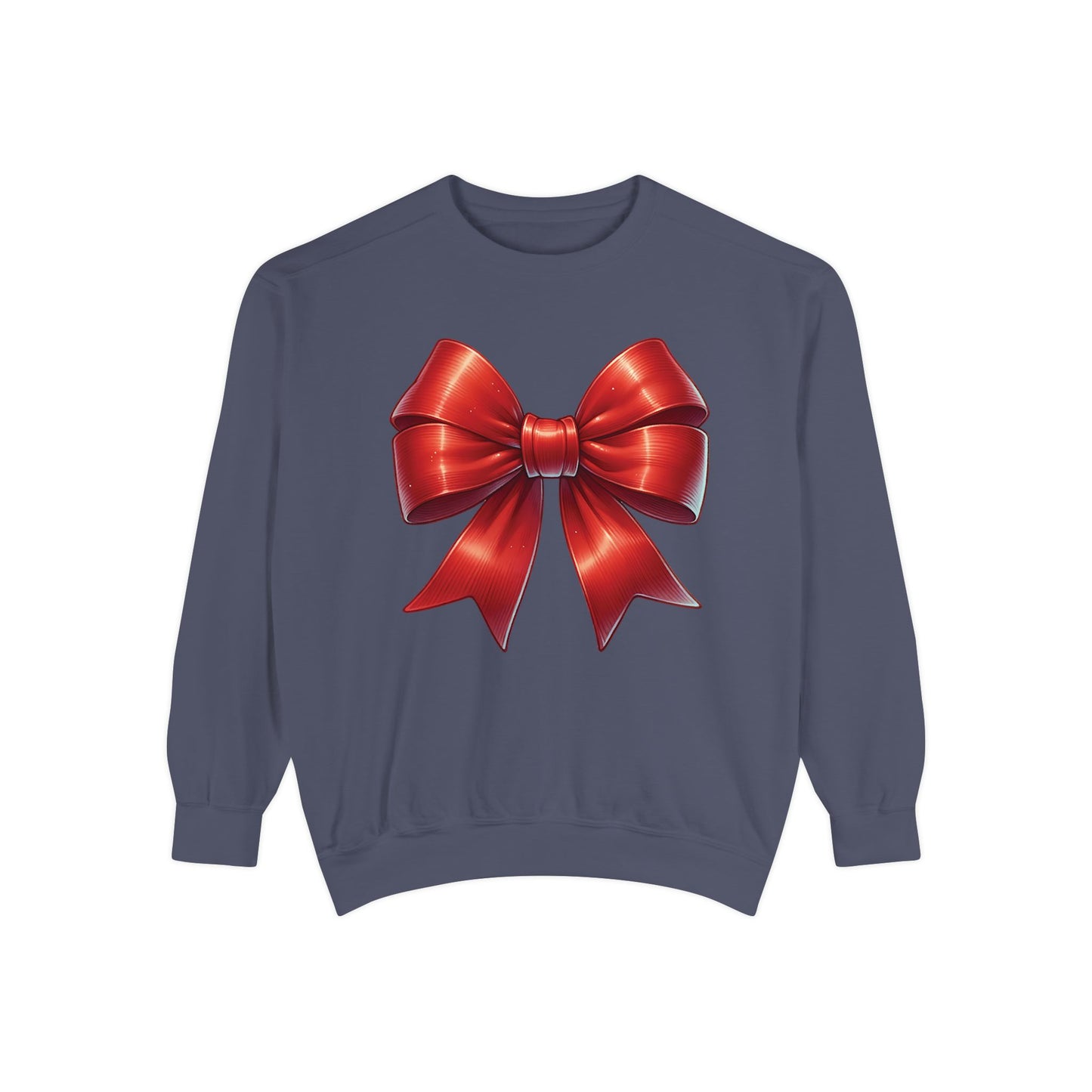 Bow Charm Valentines Unisex Comfort Colors Garment-Dyed Sweatshirt