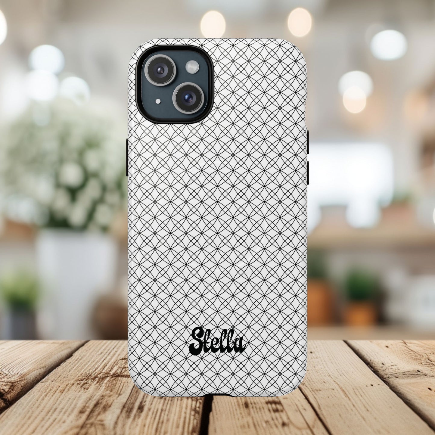 Personalized Geometric Phone Case, Stylish Tough Magnetic Cases, Unique Protection, Trendy Gift for Tech Lovers, Modern Mobile Accessory