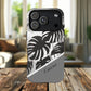 Personalized Monochrome Monstera Tropical Phone Case - Tough Magnetic MagSafe® Cases, Gifts for Nature Lovers, Stylish Phone Accessories, Gifts for Her.