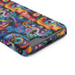 Psychedelic Visions Phone Case with Card Holder - Colorful and Stylish Design for Creatives