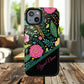 Personalized Floral Fantasy Tough Magnetic iPhone Cases- a Gift for Gardeners, Mother's Day, Birthday Gift, Anniversary Gift, Presents
