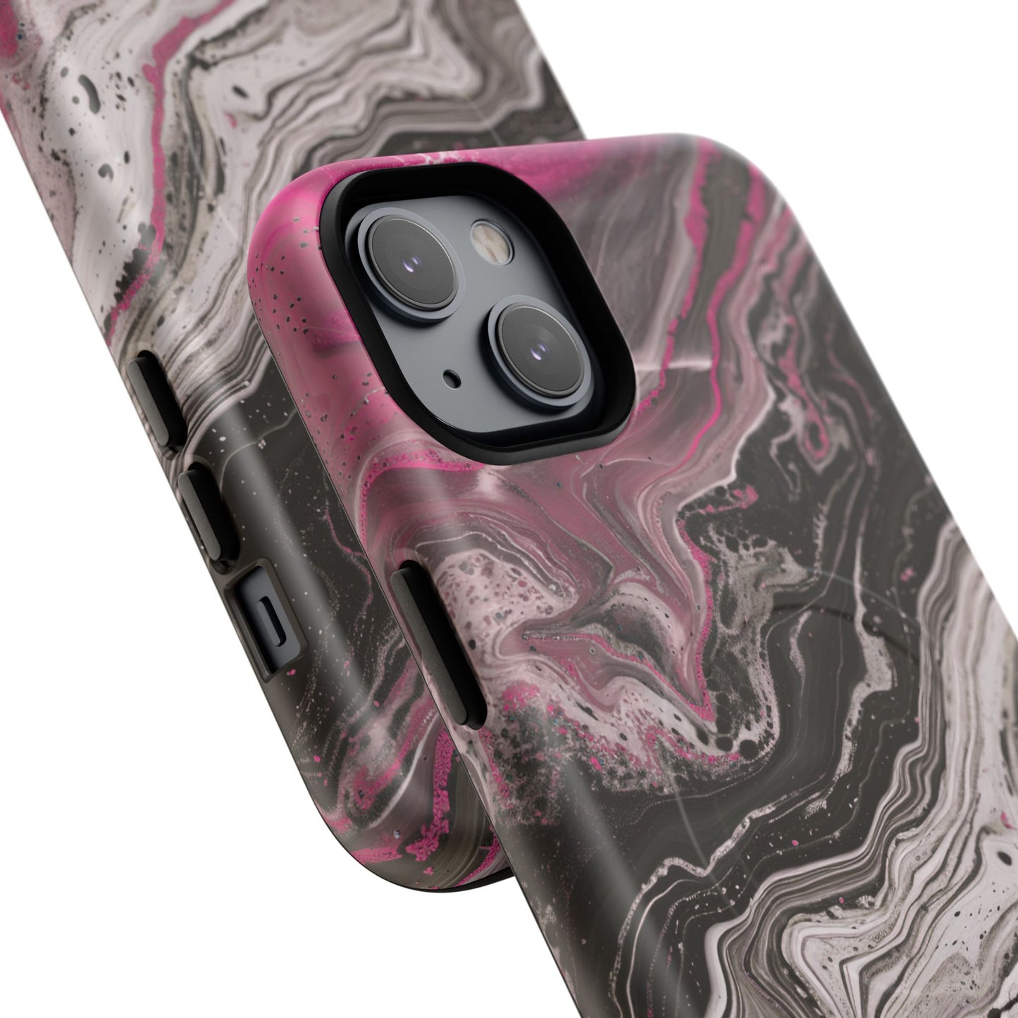 Stylish Magnetic iPhone Cases for Tough Protection, Trendy iPhone Covers, Gift for Teens, Modern Tech Accessories, Marble iPhone Design Cases