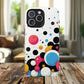 Vibrant Bubble Bloom Galaxy Magnetic iPhone Cases, Artistic Protection for Your Device, Gift for Tech Lovers, Colorful Designs, Unique iPhone Accessories