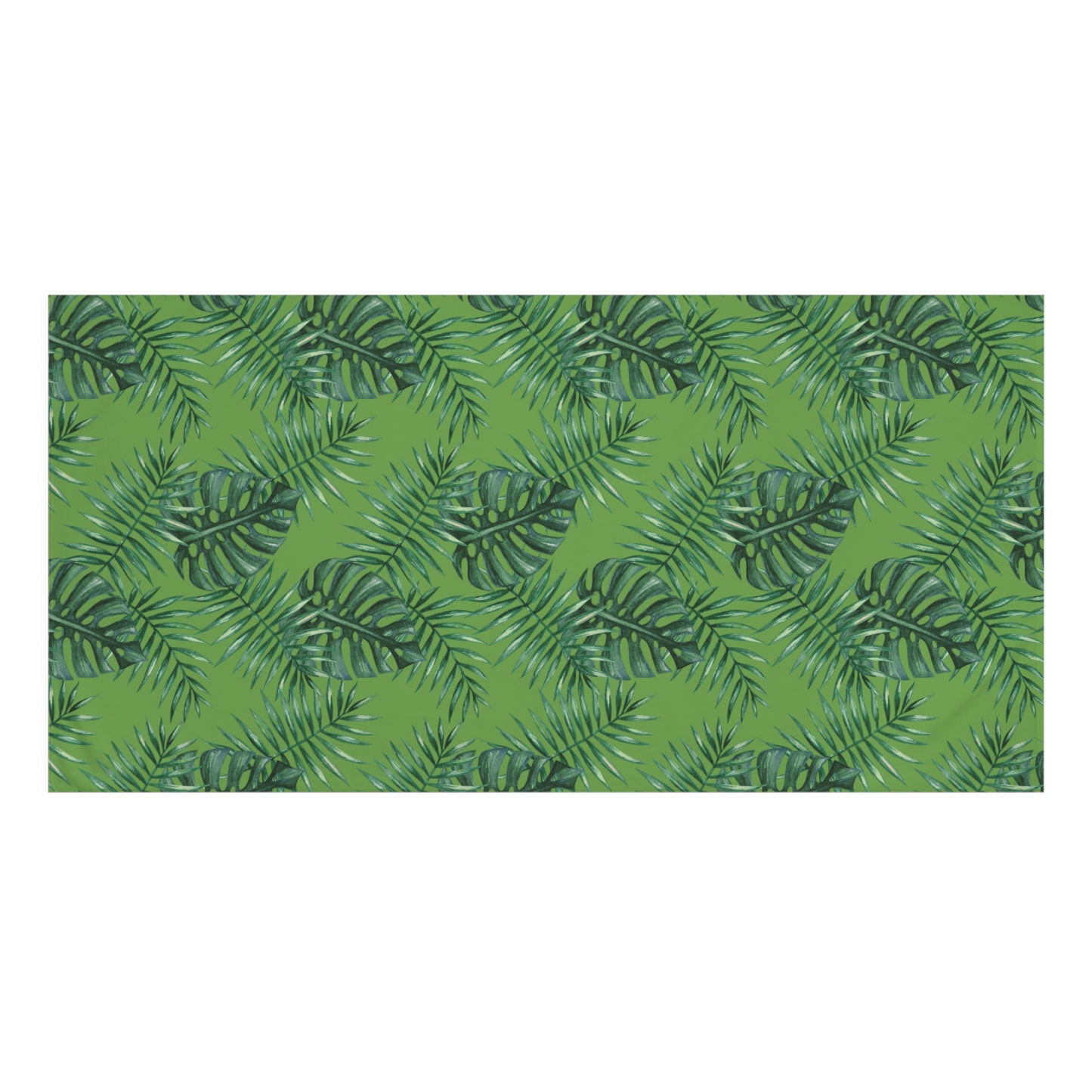 Tropical Bliss Green Mink-Cotton Towel