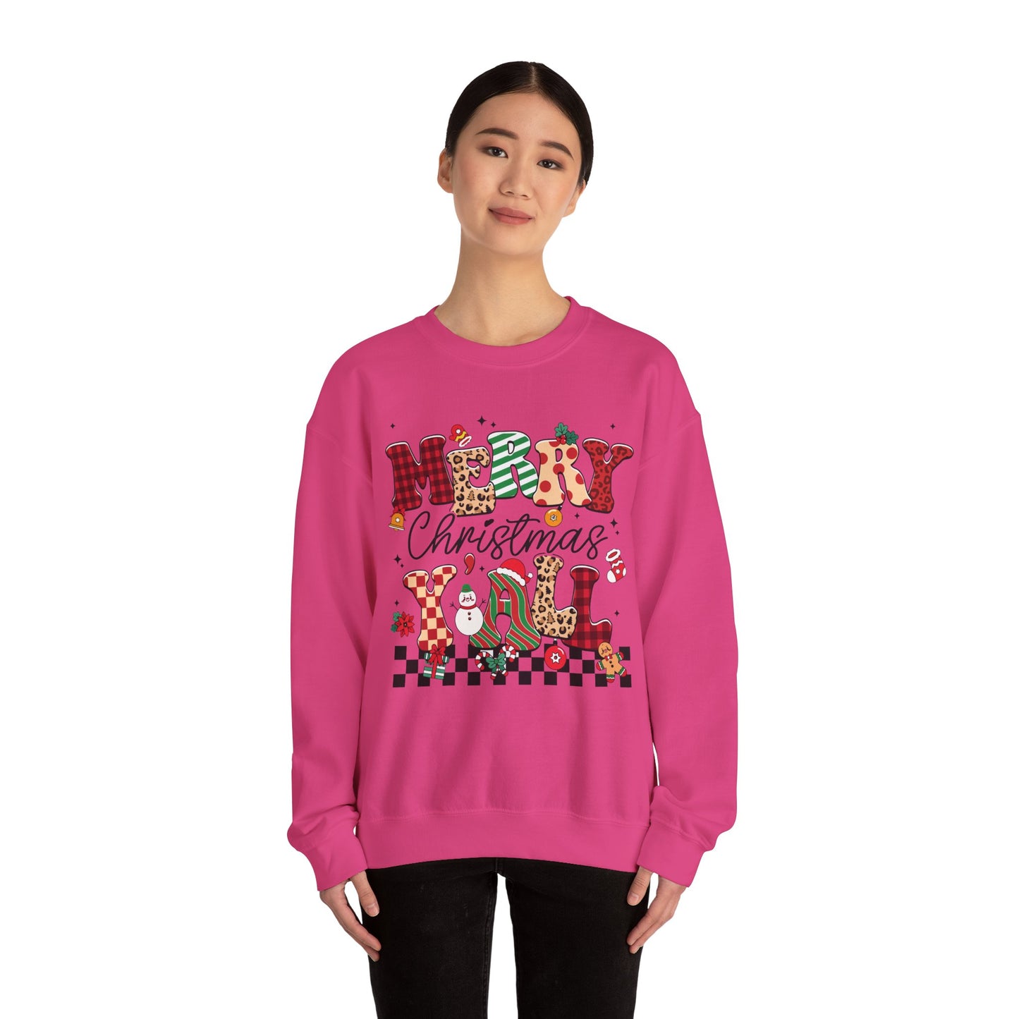 Merry Christmas Unisex Heavy Blend™ Crewneck Sweatshirt