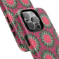 Floral KaleidoBloom iPhone Case, Tough Magnetic Cases, Floral iPhone Cover, Stylish Tech Accessory, Durable Design, Vibrant Gift Idea