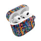 Psychedelic Visions Colorful Artistic AirPod Case - Unique Design for Music Lovers