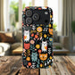 Whimsical Feline Garden iPhone and Samsung Tough Phone Cases,
