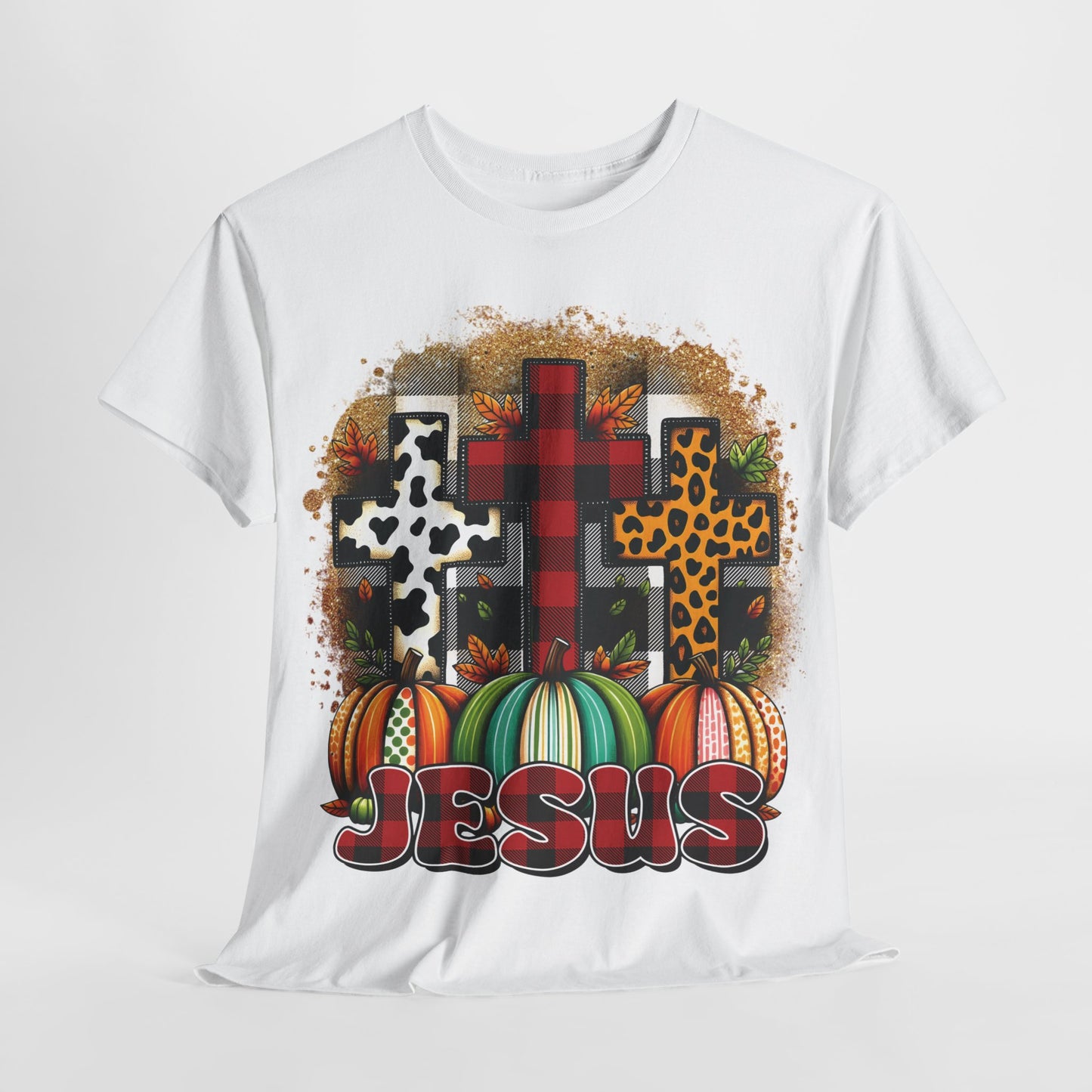 Faithful Harvest Cross Unisex Heavy Cotton Tee