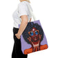 Afro Luxe Glow Tote Bag