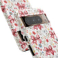 Personalized Rosette Coquette Phone Case - Custom Name/Message 'I Am Stronger Than The Storm' Floral Bow Protective Case