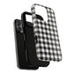 Black and White Gingham Phone Case, Tough Magnetic Cases, Stylish Phone Cover, Gift for Her, Trendy Phone Accessory, Checkered Print