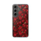 Velvet Petal Noir Floral Petal Clear Impact-Resistant iPhone and Samsung Case.