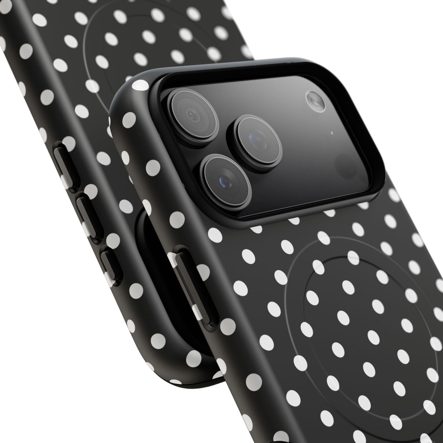 Polka Dot Tough iPhone Magnetic Case, Stylish iPhone Cover for Protection, Unique Gift for Birthdays, Holidays, Tech Lovers