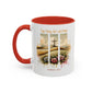 Inspirational Accent Coffee Mug - 'True Story, He’s Not Here!' - Perfect for Faith Lovers & Gift Ideas