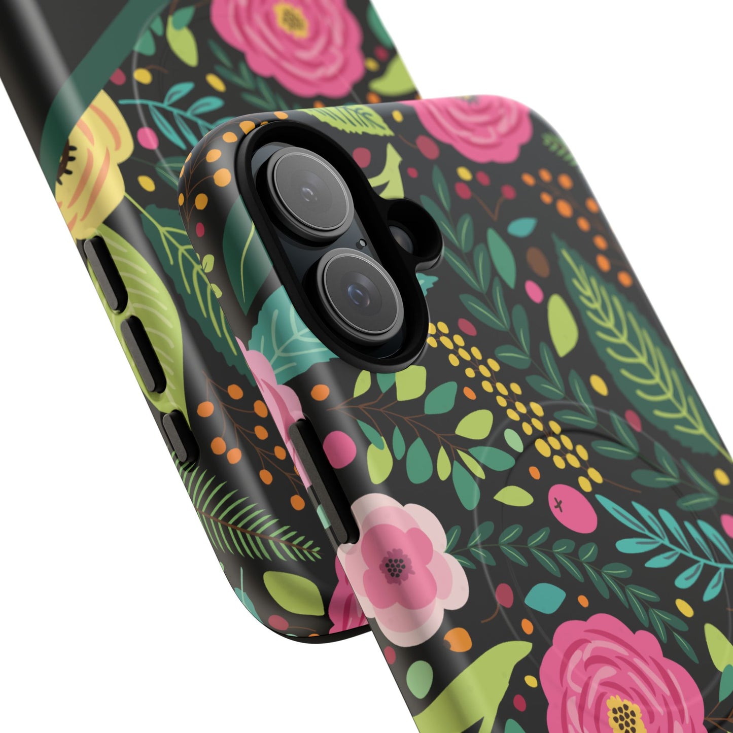 Personalized Floral Fantasy Tough Magnetic iPhone Cases- a Gift for Gardeners, Mother's Day, Birthday Gift, Anniversary Gift, Presents