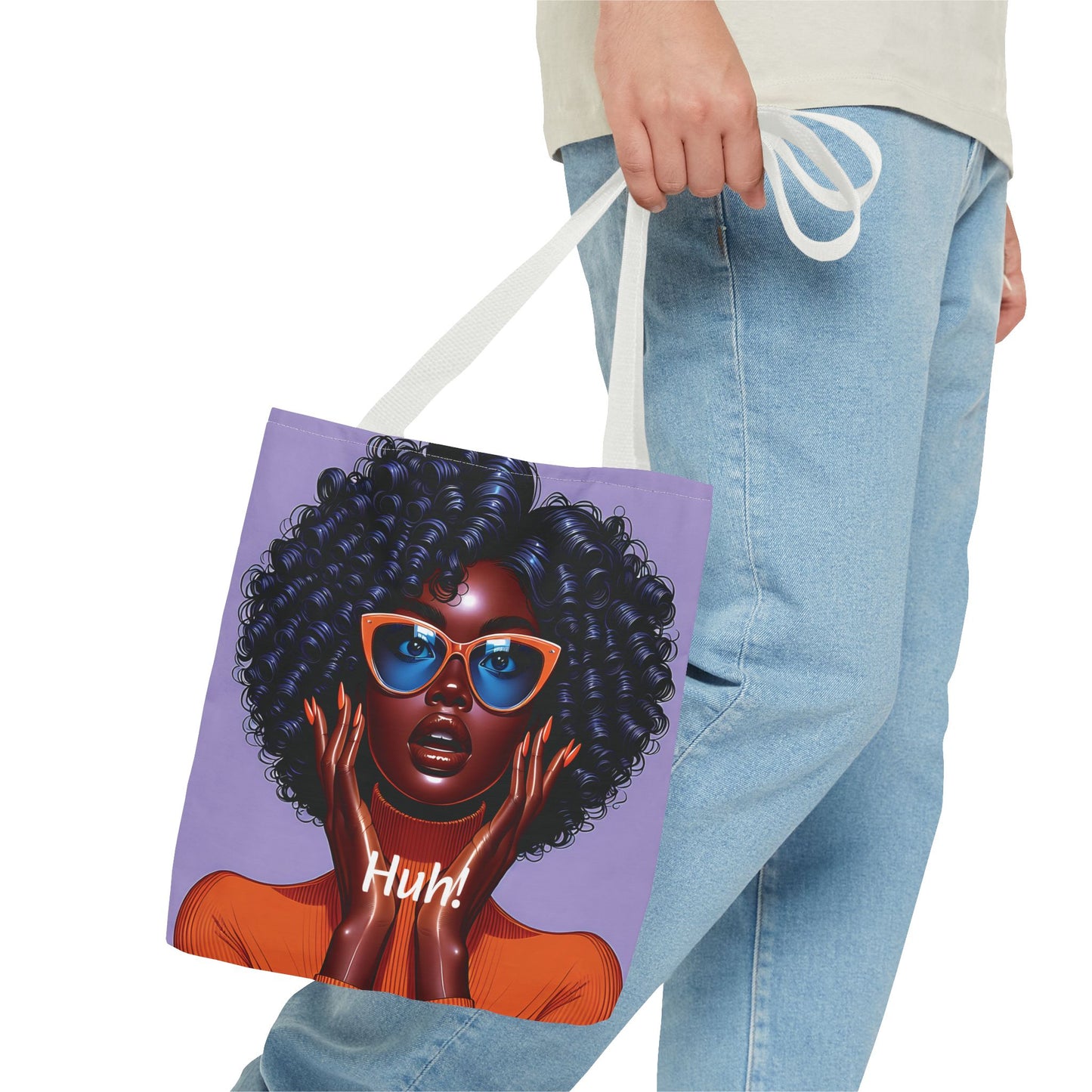 Afro Luxe Glow Tote Bag