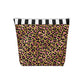 Leopard Luxe Cotton Cosmetic Bag