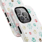 Pet Lover Magnetic iPhone Case - Cute Paw Print Design, Tough Magnetic Cases for Dog and Cat Owners, Gift for Animal Lovers