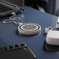 Blossom Elegance: Noir Garden Floral Wireless Charging Pad - Stylish & Eco-Friendly Phone Charger