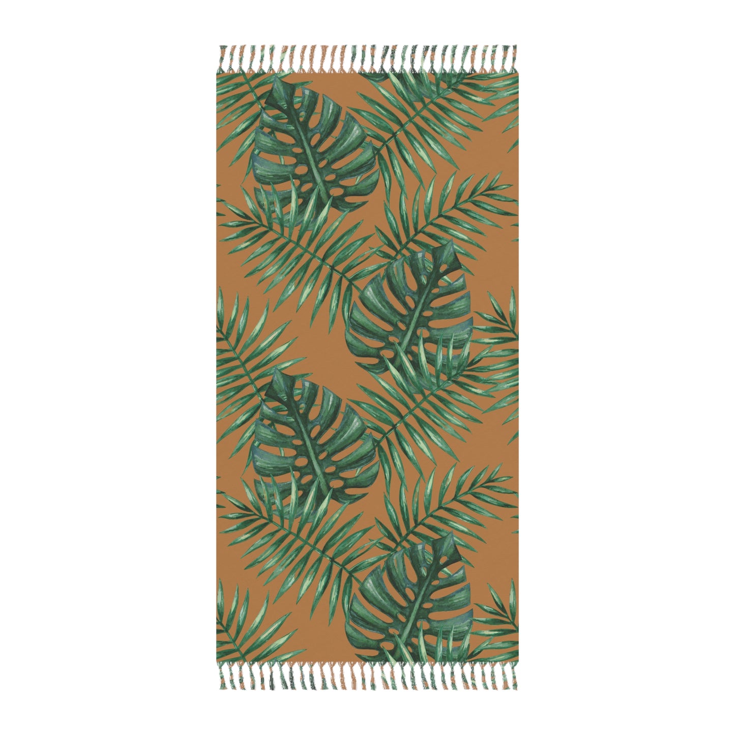 Tropical Boho Vibes Brown Beach Cloth/Towel