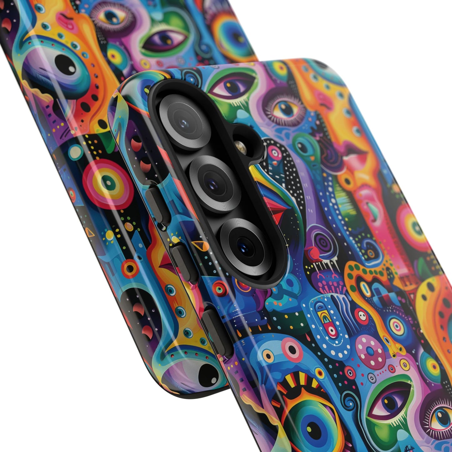 Psychedelic Visions Vibrant Art Google Pixel, iPhone and Samsung Phone Case - Tough Cases for Creative Souls