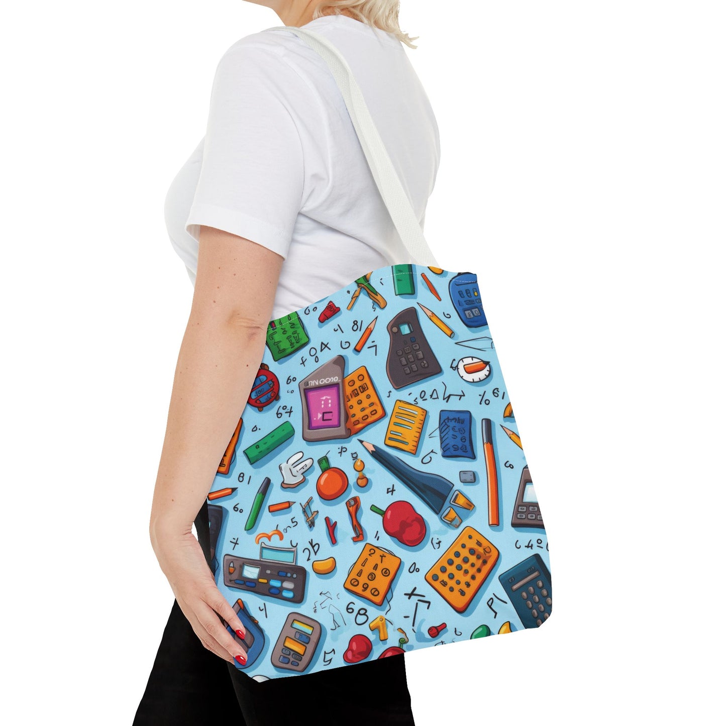 Blue Academic Adventures Tote Bag