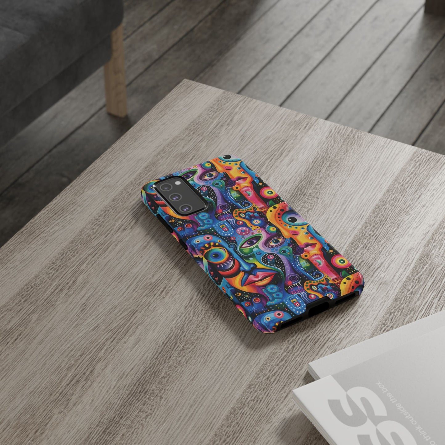 Psychedelic Visions Vibrant Art Google Pixel, iPhone and Samsung Phone Case - Tough Cases for Creative Souls