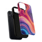 Cosmic Lava Flow Colorful Abstract iPhone Case , Tough Magnetic Protection, Stylish Accessories, Gift for Tech iPhone Lovers, Vibrant Mobile Covers