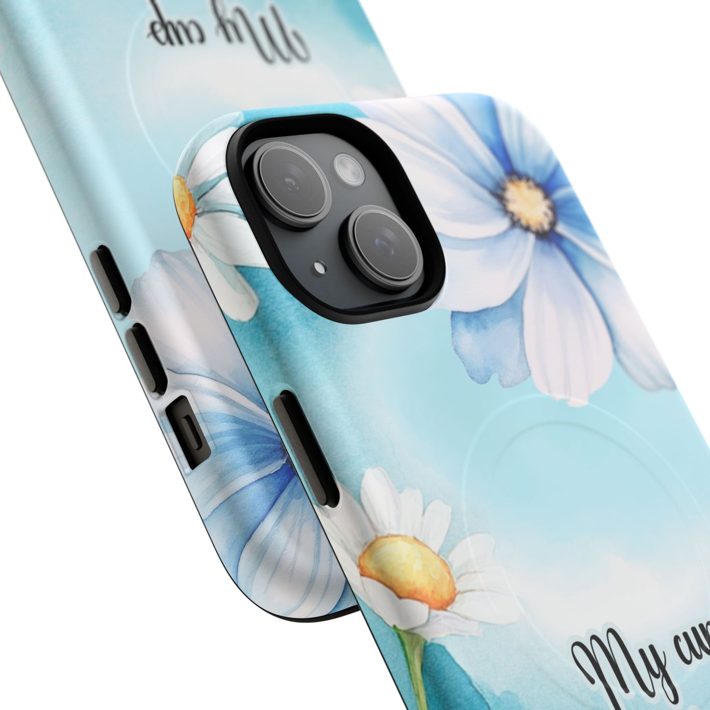 My Cup Overflows Psalm 23:5 | Inspirational Gift, Tough iPhone Magnetic Case | Scripture, Bible Verse, MagSafe® iPhone® Tough Case, iPhone 14, iPhone 15, iPhone 16, Pro, Pro Max, Plus,