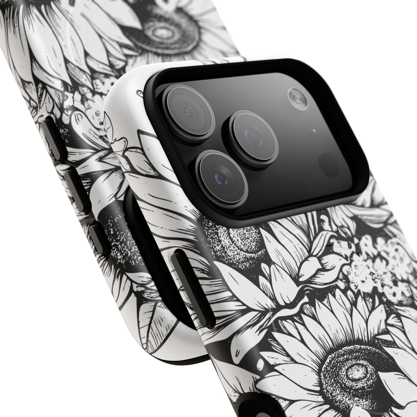 Loved John 3:16, Inspirational Gift, Tough iPhone Magnetic Case Scripture, Sunflower Bible Verse, MagSafe® iPhone® Tough Case, iPhone 14, iPhone 15, iPhone 16, Pro, Pro Max, Plus