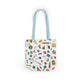 Personalized Classroom Couture Composition Book Inspired Canvas Tote Bag with Colorful Straps, Cute School Bag, Eco-Friendly Tote, Back to School Shopping Bag, Teacher Gift Idea