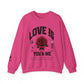 Love is ... Valentines Unisex Heavy Blend™ Crewneck Sweatshirt.