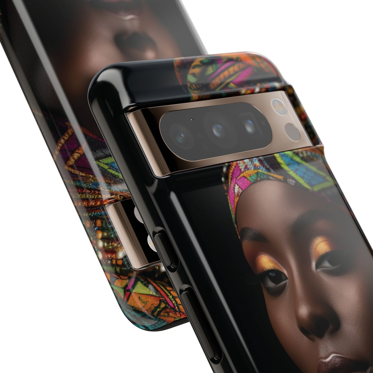Regal Reflections: African Majesty iPhone, Samsung and Google Tough Phone Cases.