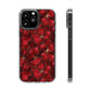 Velvet Petal Noir Floral Petal Clear Impact-Resistant iPhone and Samsung Case.