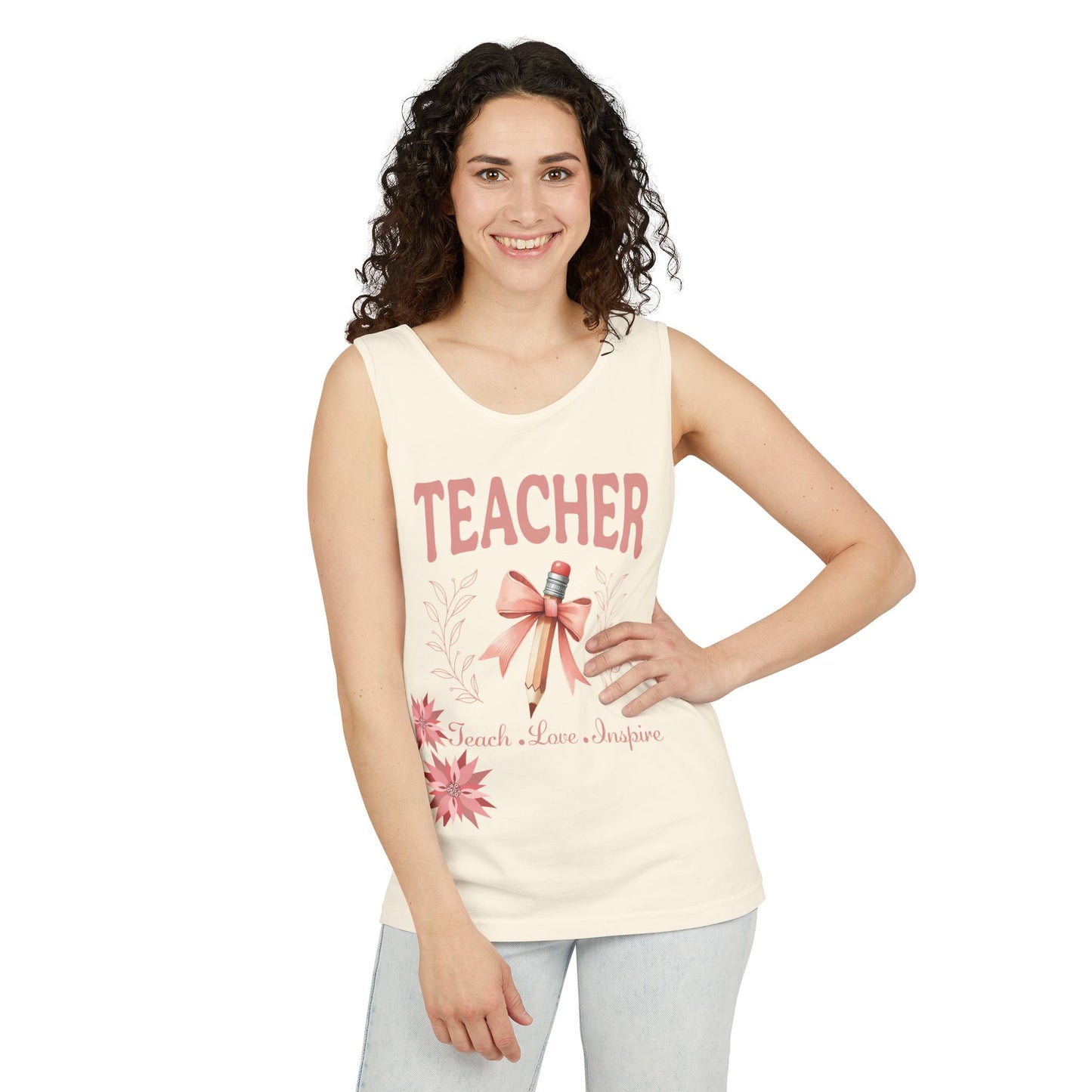 Teacher Unisex Garment-Dyed Tank Top