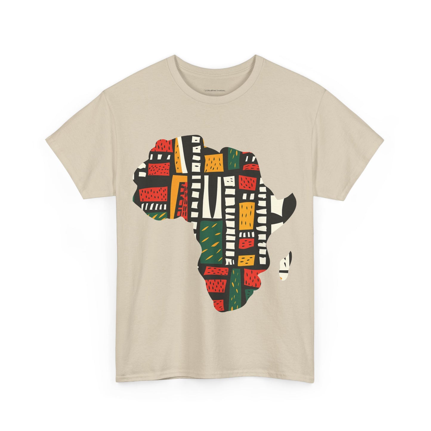 Tribal Harmony Africa Unisex Heavy Gildan Cotton Tee.