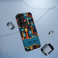 Personalized Colorful Abstract Faces Clear Impact-Resistant Case