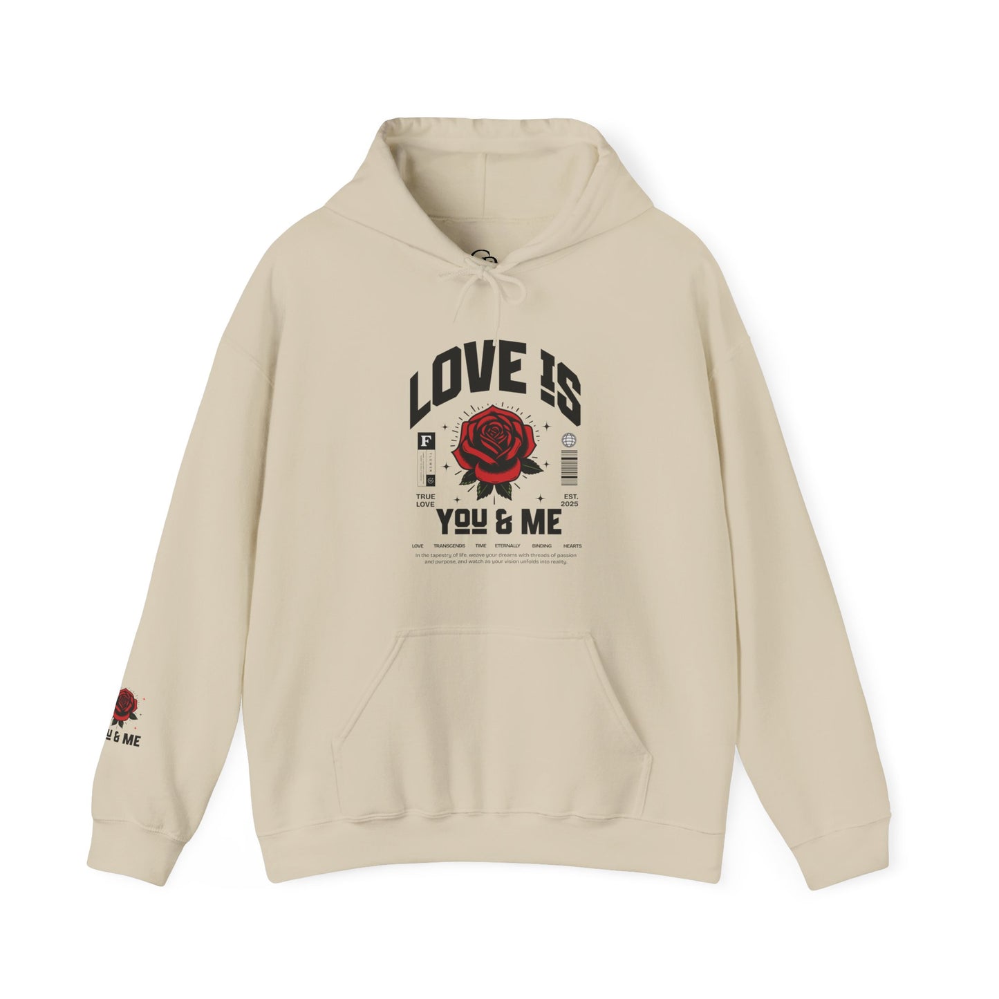 You and Me Unisex Gildan Hoodie Sweatshirt