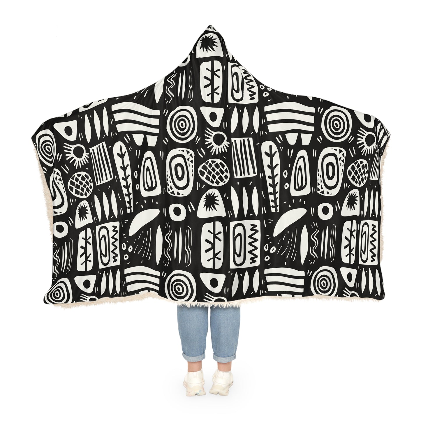 Abstract Rhythm Cozy Snuggle Blanket