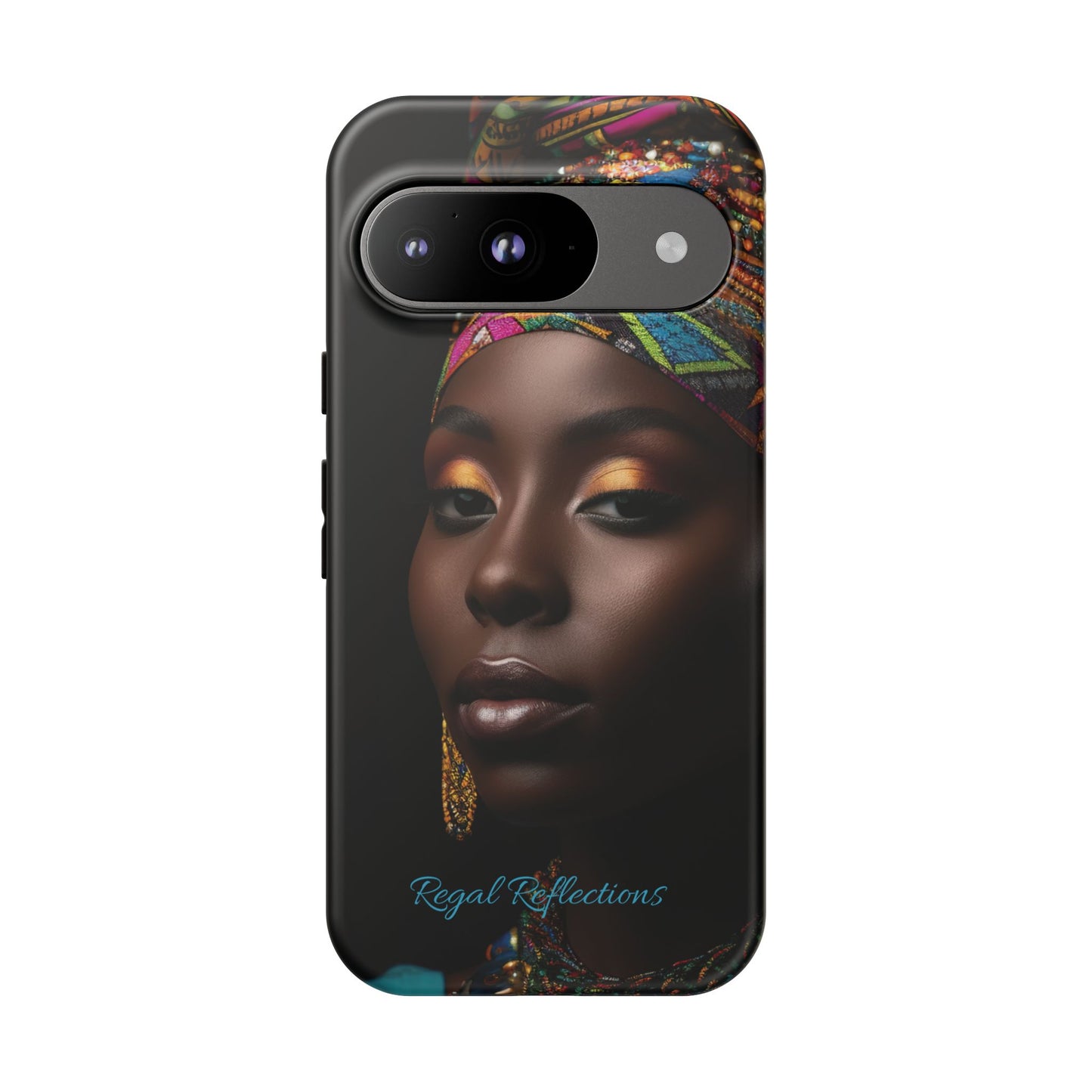 Regal Reflections: African Majesty iPhone, Samsung and Google Tough Phone Cases.