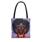 Afro Luxe Glow Tote Bag
