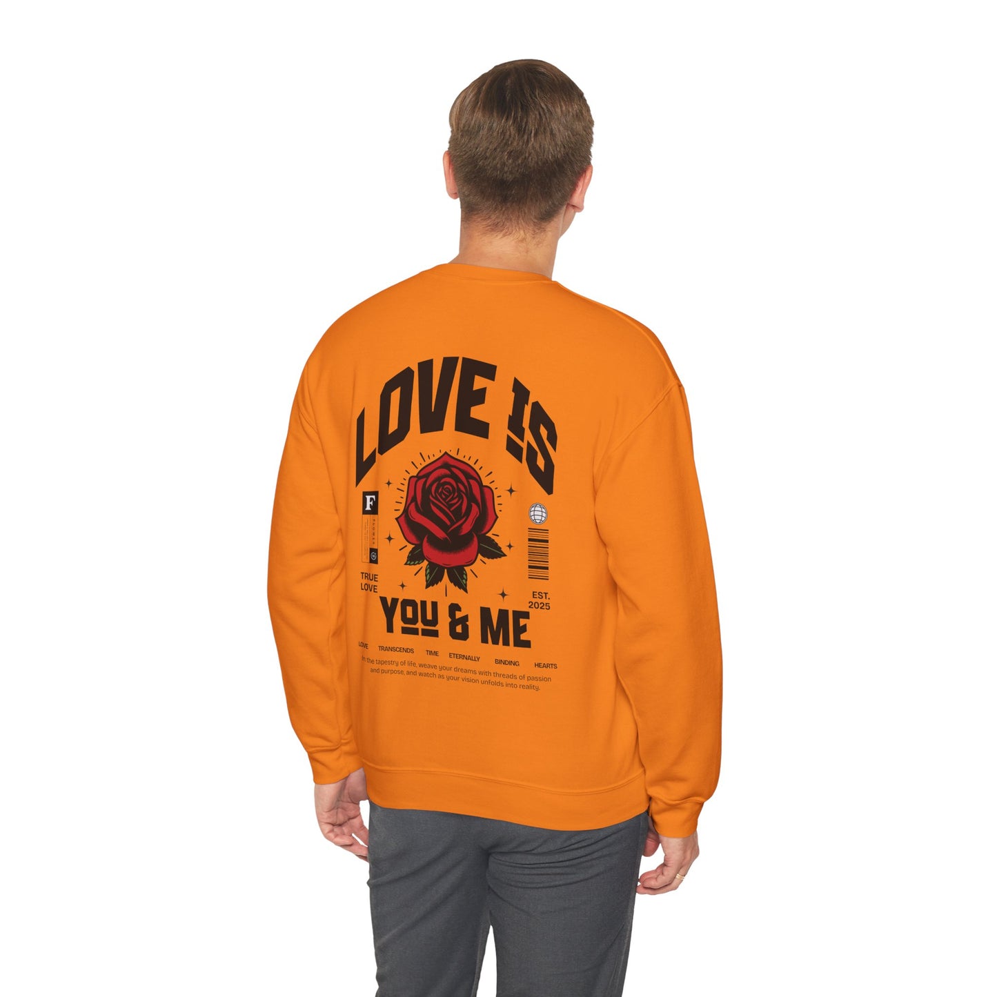 You and Me Valentines Unisex Heavy Blend™ Crewneck Sweatshirt.