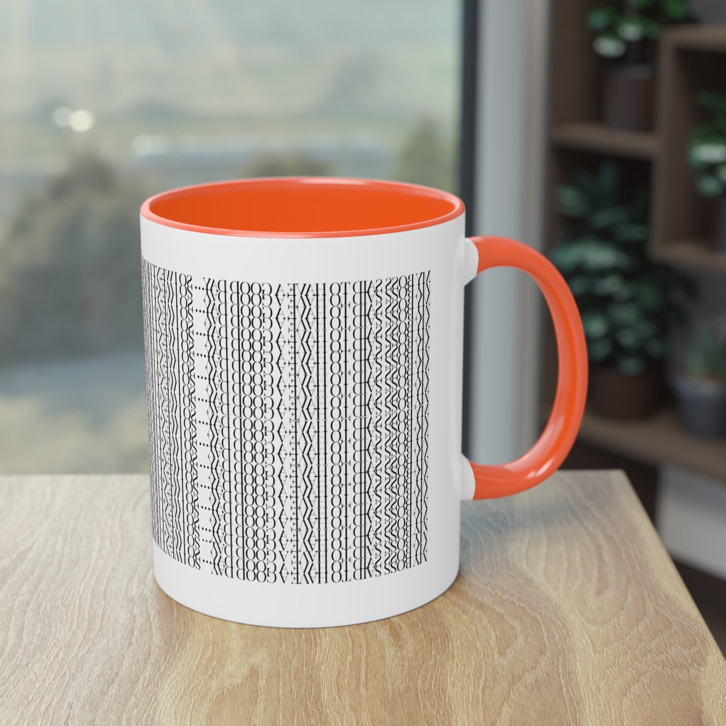 Two Tone Funny Hidden Message Mug - “My Boss said to have a good day… so I went home.”- Viral Optical Illusion Mug - Secret Sarcastic Work Message - Dishwasher Safe, Unique Gifts for Coffee Lovers, Home & Office Decor, Holiday Present.
