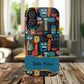 Personalized Colorful Abstract Faces Clear Impact-Resistant Case