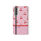 Personalized Cherry Blossom Dreams Flip iPhone and Samsung Cases — Wallet Folio with Name & Affirmation.